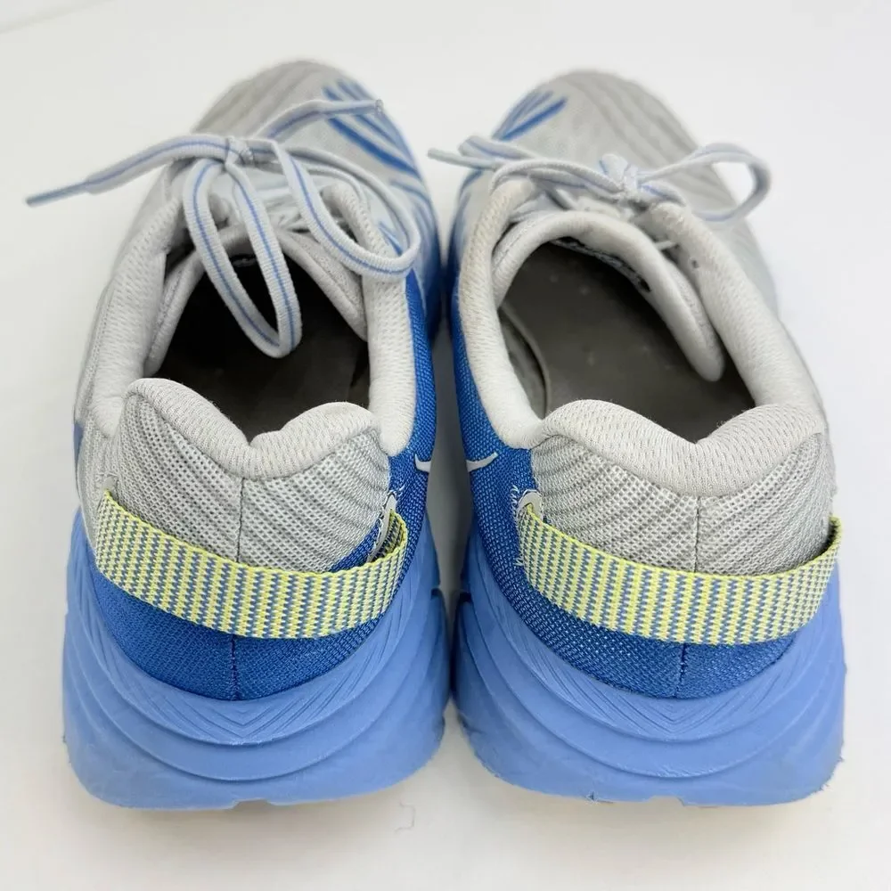 Hoka One One RICON Running Athletic Sneaker in Oyster Mushroom Nebulas Blue